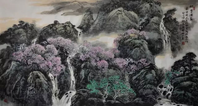 桃李满园-240x120cm