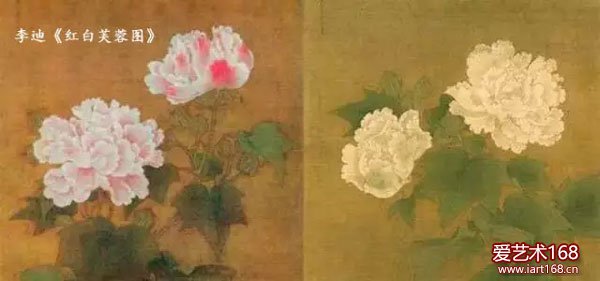 李迪《红白芙蓉图》，价值：国宝-宋代花鸟画第一名作年代：南宋，1197年，质地：绢，收藏地：东京国立博物馆，规格：25.2×26