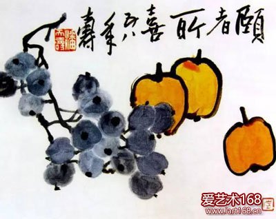 历代名家画葡萄，酸甜诱人！