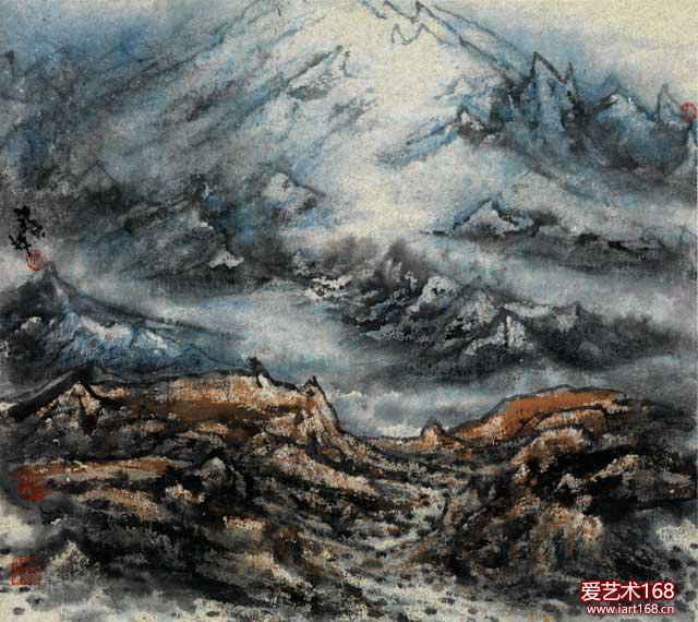 天山晴雪 81x90 1999年