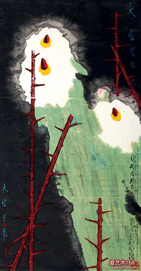 白牡丹136cm×68cm+2008