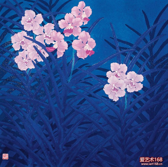 胡姬花67x67cm1993